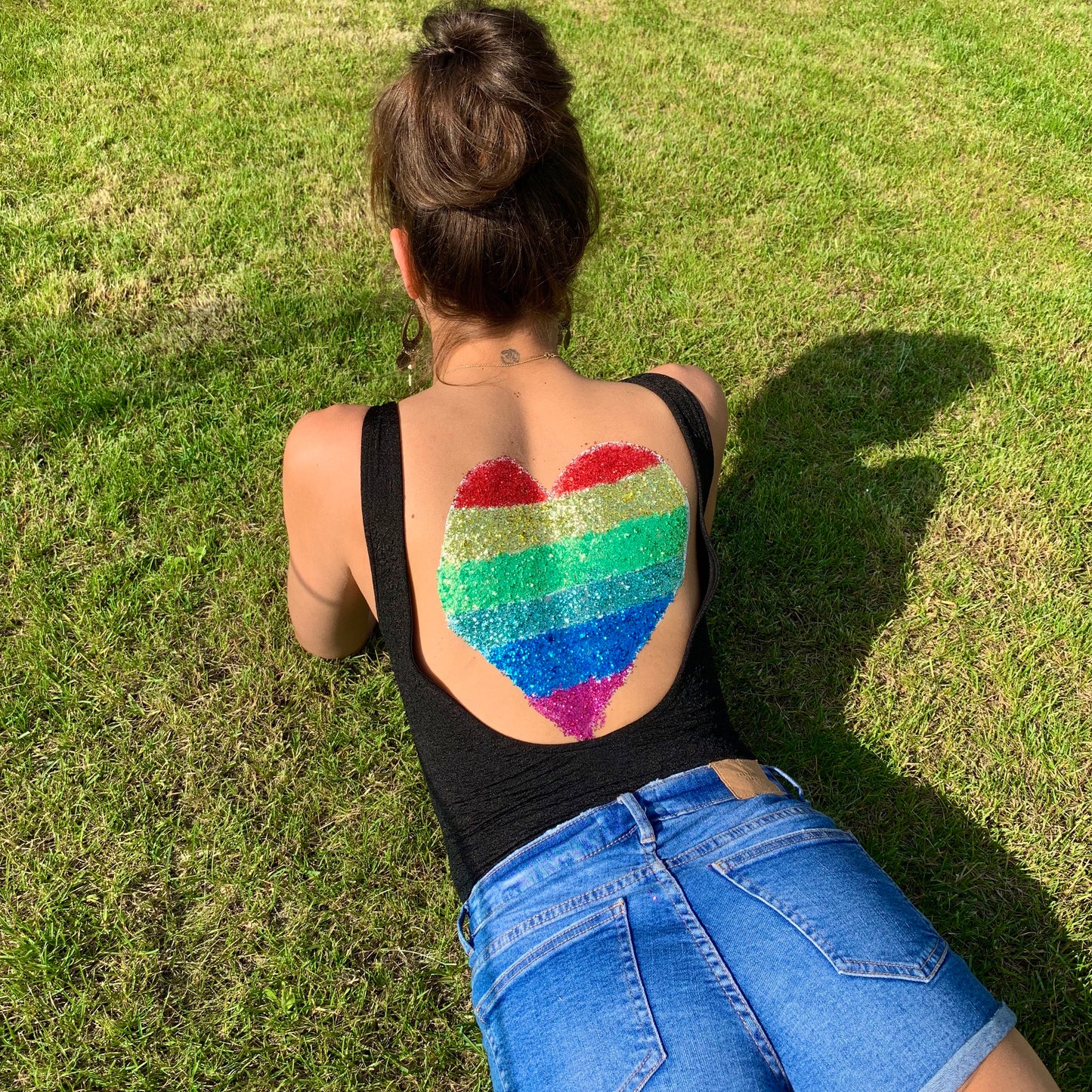 RAINBOW HEART BIO GLITTER LOOK