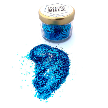CARIBBEAN BLUE BIO GLITTER - 25g